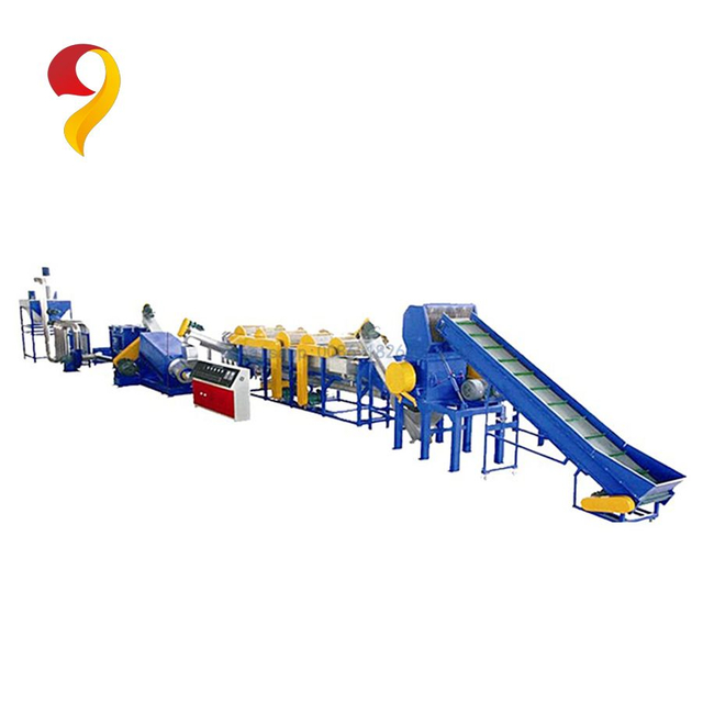 PE film washing crushing and recycling production line 