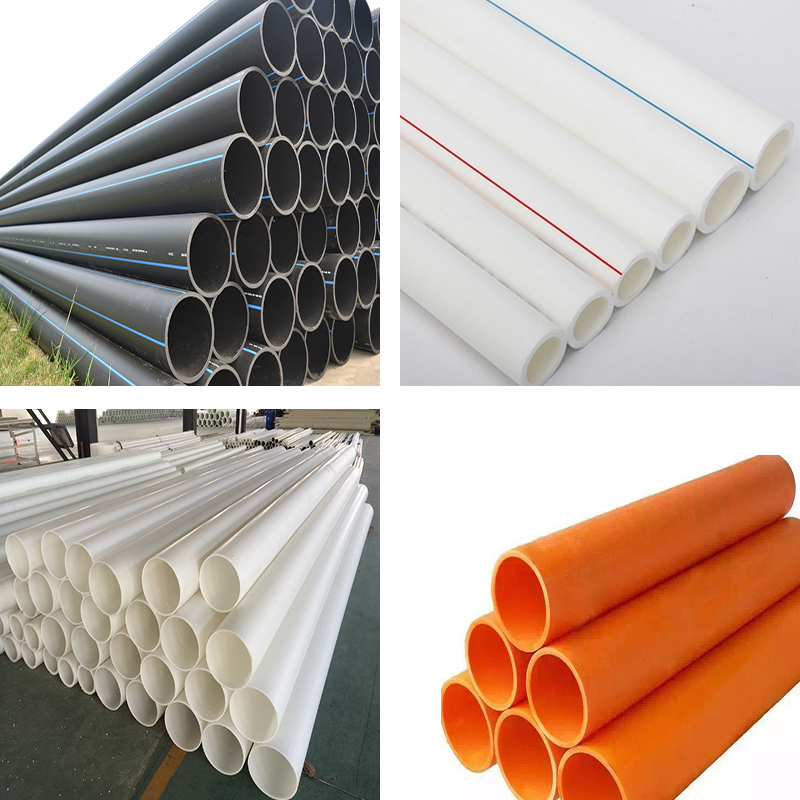HDPE pipe makinng machine final products