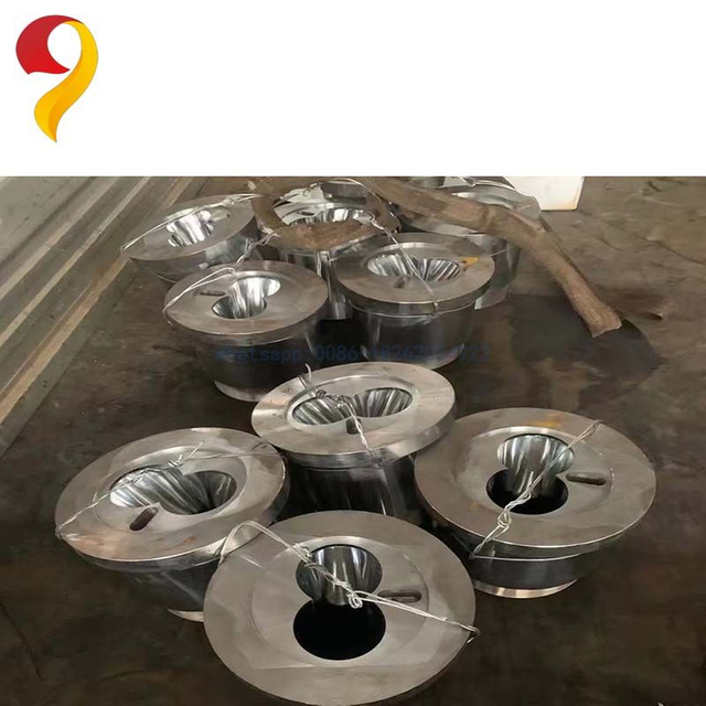 Conical Twin Screw Extruder Spare Parts Confluence Core for Connect the Die Haed with Extruder Barrel