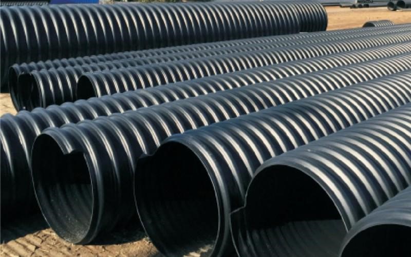 black-corrugated-wall-pipe